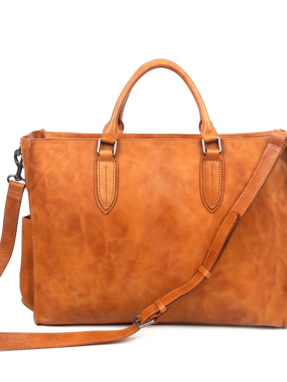 NWT Old Trend Monte Leather Tote in Chestnut